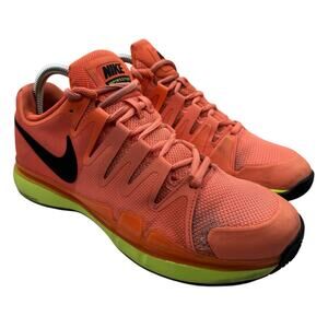 Nike Zoom Vapor 9.5 Tour WM's 8 Tennis Shoes Hyper Orange Black Volt 631475-801